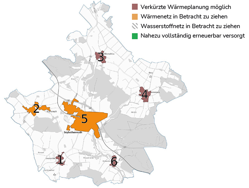 Kommunale Wärmeplanung für die  Kommune Seybothenreuth