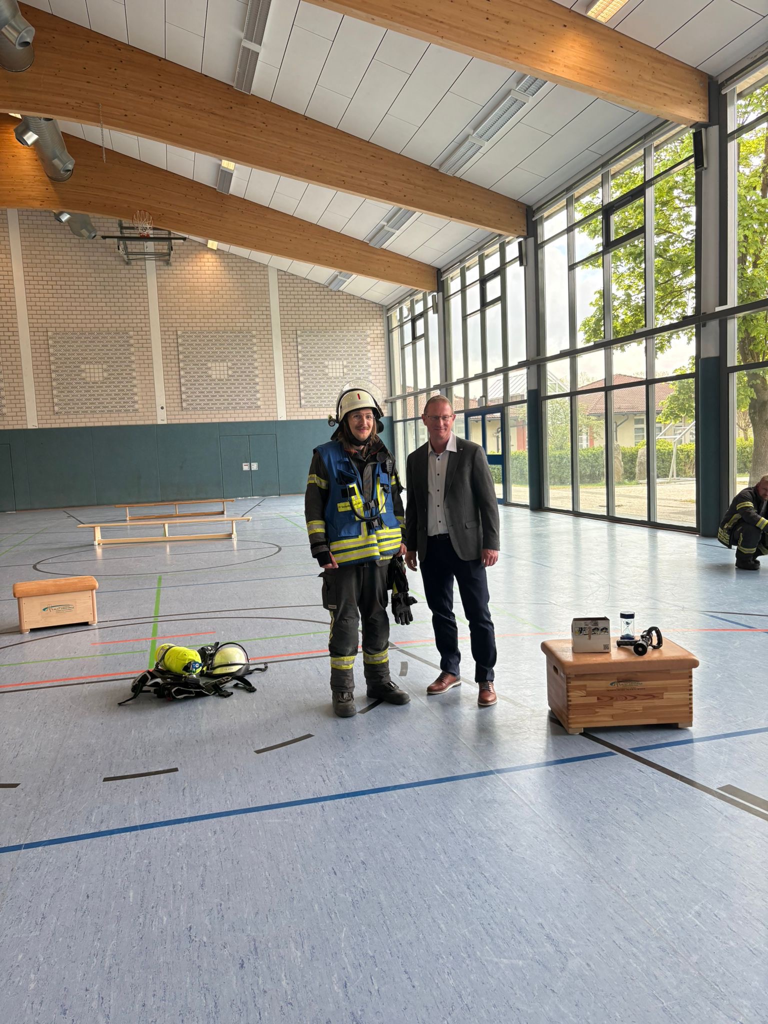 Alarmübung im Kindergarten mit der Feuerwehr 07.05.2026
